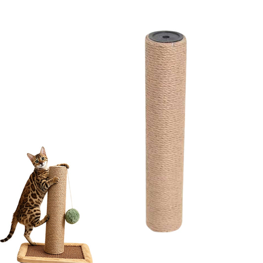 Sisal Rope Cat Tree Scratch Post Cat Scratching Pole Replacement 30 40 50cm