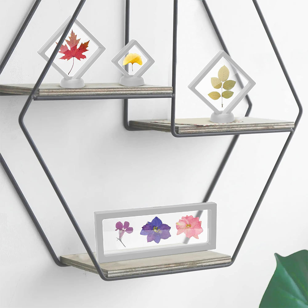 8Pcs 3D Floating Frame Display Cases