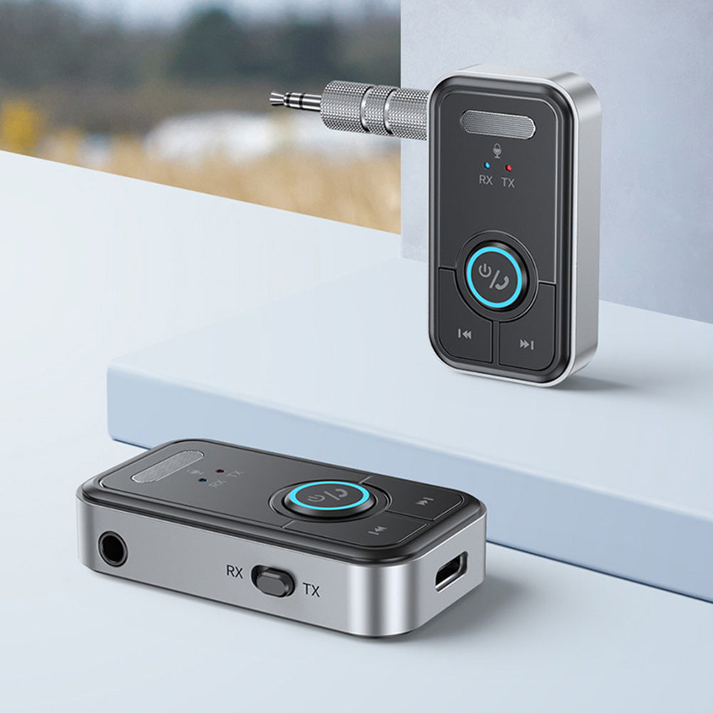 Bluetooth 5.3 AUX Car Adapter Hands-Free Calling