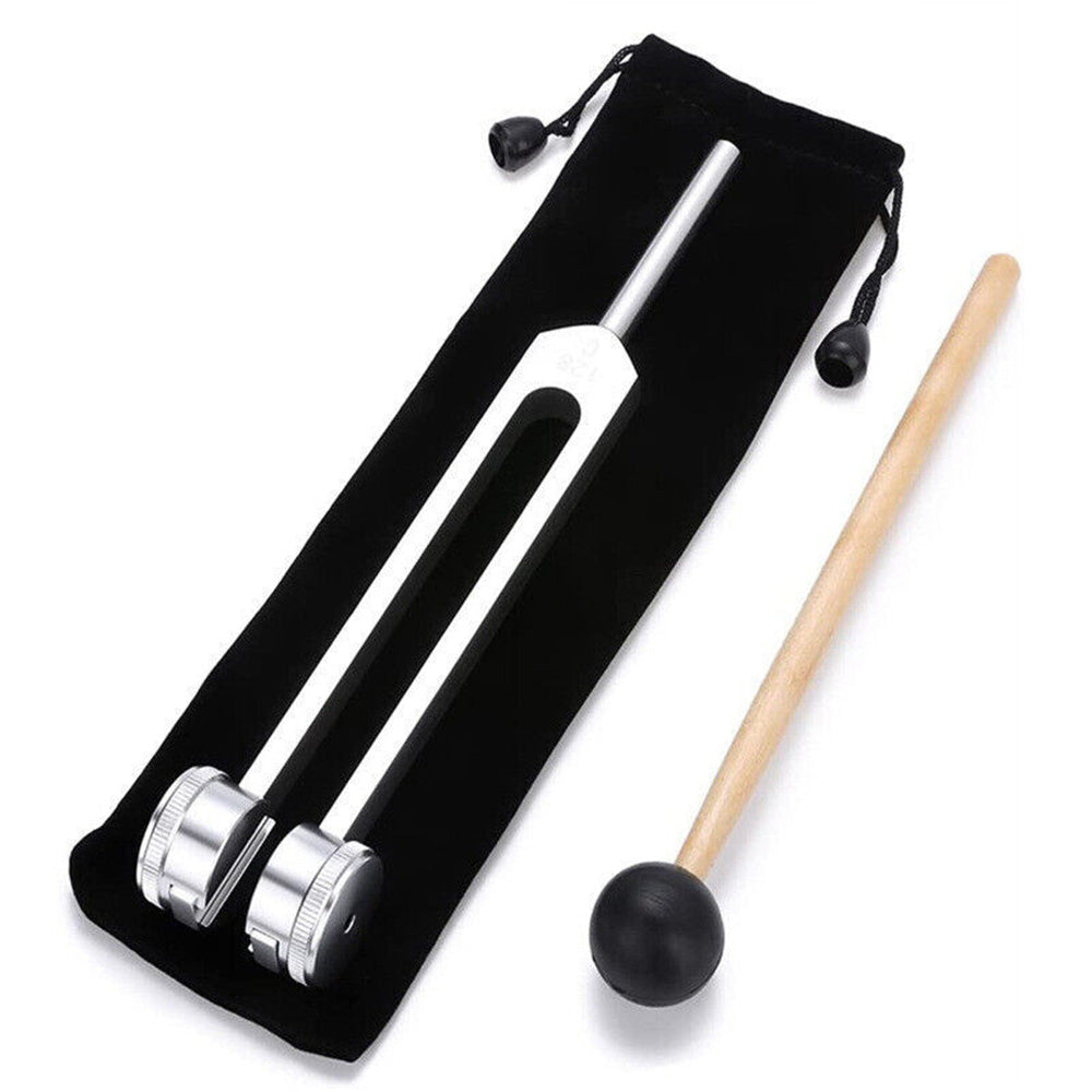 128Hz Tuning Fork with Reflex Hammer for Sensory Use – Aluminum Alloy Tuning Fork