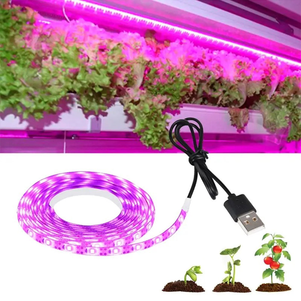 5M Growth Light Strip Water-resistant Full Spectrum Plant Light