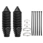 12 Pcs Universal Steering Rack Boot Kit Tie Rod Dust Cover with Clips and Cable Ties