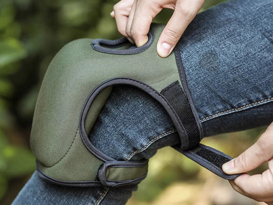 Gardening Knee Pads Kneeler Knee Protective Cushions Adjustable Knee Braces