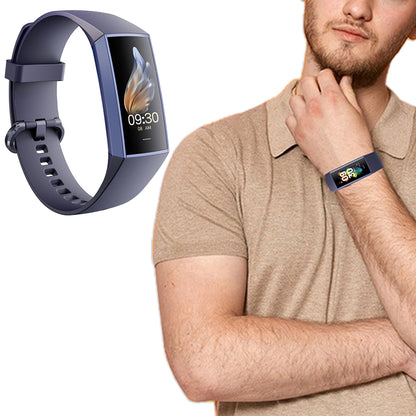 AMOLED Smartwatch Health Monitoring Sport Bracelet Pedometer Fitness Tracker