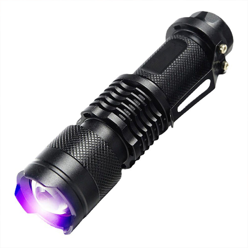 UV Ultra Violet LED Flashlight Blacklight Light 365 nm Inspection Lamp Torch