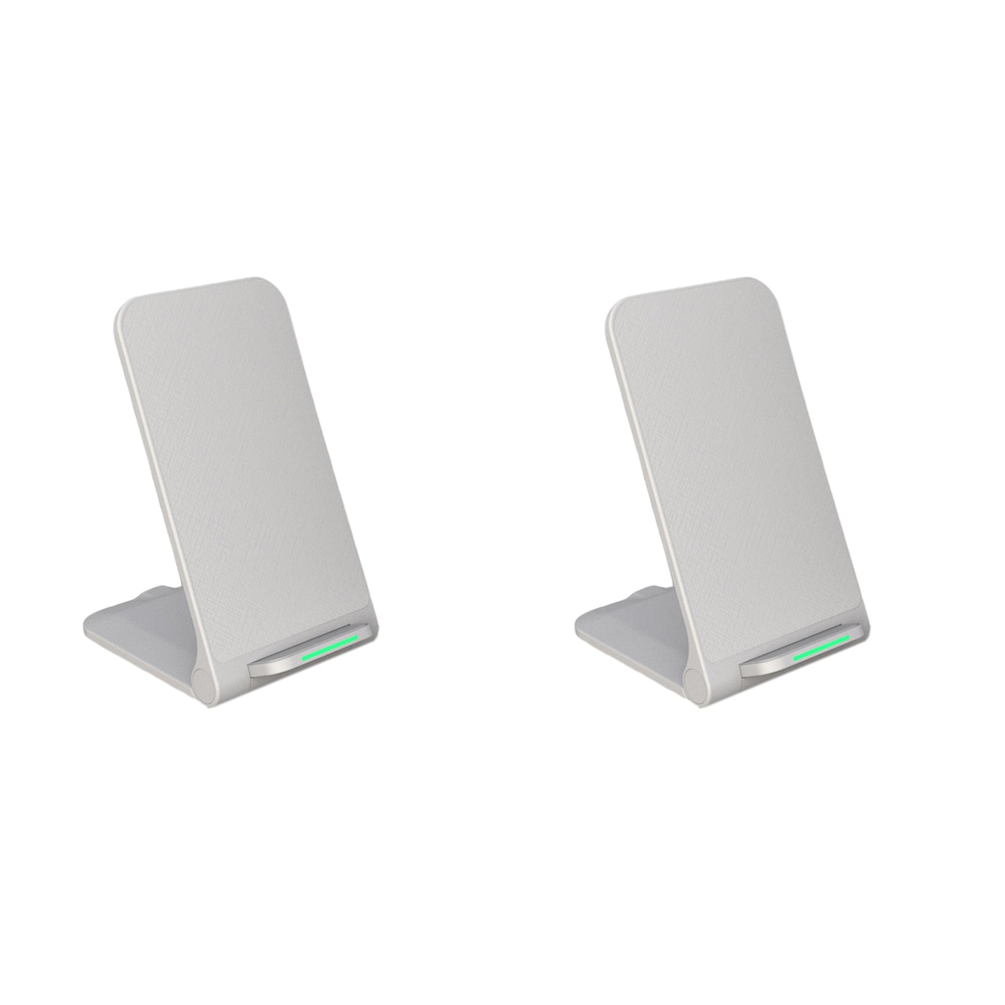 2Pcs Qi Wireless Phone Fast Charging Stand