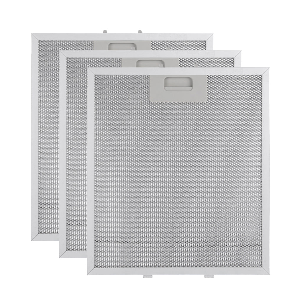 3 Pack 5-Layer Aluminum Range Hood Filter Mesh Replacement 320 x 260 mm