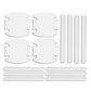 Car Door Handle Protective Scratch Guard Strip Set Transparent Anti-collision