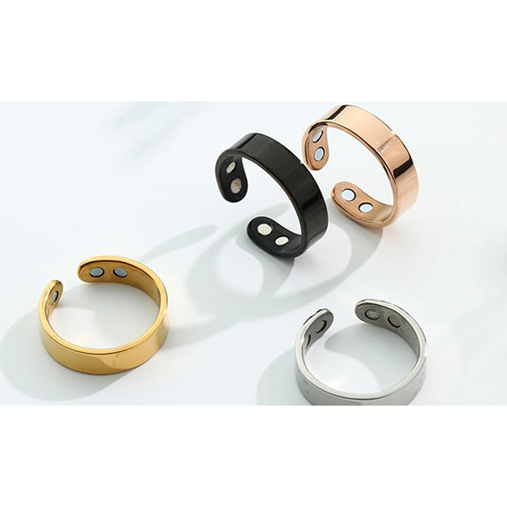 Open Adjustable Ring with Built In Attraction Piece