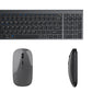 Wireless Bluetooth Keyboard Mouse Triple Modes Rechargeable For Tablet PC