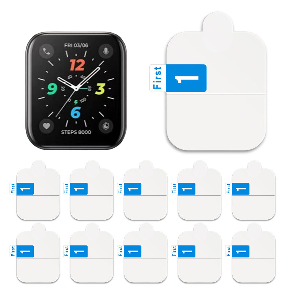 10 Pack TPU Screen Protector for iWatch S10 S11 Self Healing Anti Scratch HD