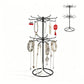 Rotating Jewelry Display Stand Double Layer Organizer Rack
