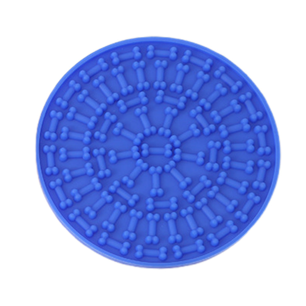 Dog Lick Pad Bath Washing Buddy Suction Grooming Pad Helper Slow Feeder Mat