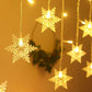 4m Curtain String Lights Waterproof Christmas Window Lights for Party Decorations