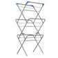 Triple Folding Clothes Drying Rack Space-Saving Portable Laundry Stand for Indoor Outdoor