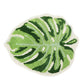 Faux Sherpa Bathroom Mat Monstera Leaf Design Non Slip Washable Rug for Bathroom Floor