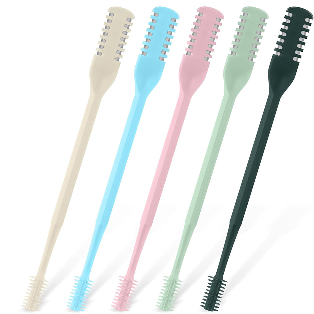 Nose Hair Trimmer for Men Women Double Sided Nose Hair Knife with Nose Picker