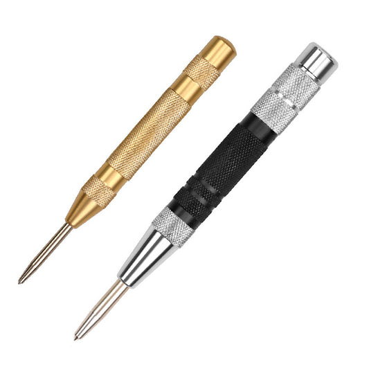 Automatic Center Punch Set Spring Loaded for Metal Wood Hole Marking