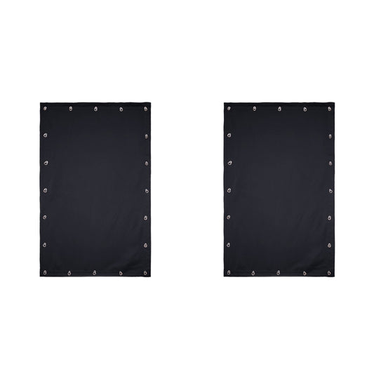 2Pcs Portable Blackout Blinds Curtain for Window