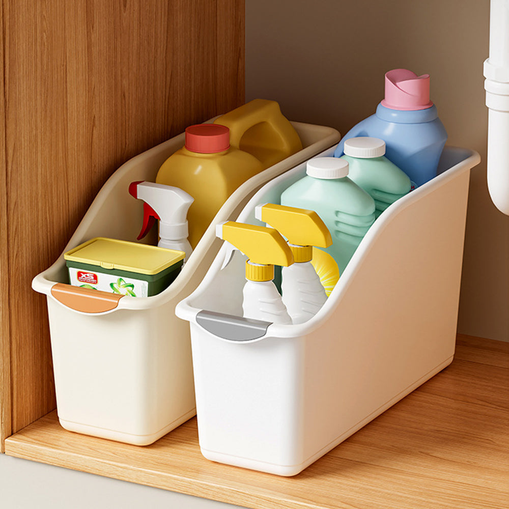 2-Pack Pull Out Cabinet Storage Bins with Wheels