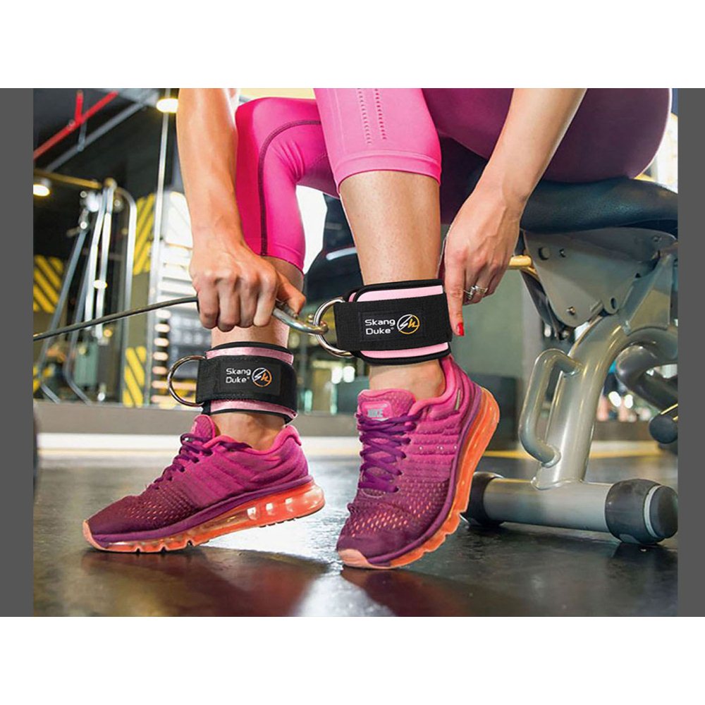 2Pcs Sports Ankle Straps for Cable Machines Attachment for Kickback Exercise