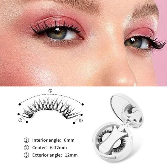 Eyelashes Kit With Clip Reusable Lashes Glue-Free False Lashes