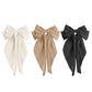 3 Piece Large Bow Ribbon Hair Clip Set for Women Girls