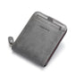 Men RFID Blocking PU Zipper Bifold Wallet Credit Card ID Holder