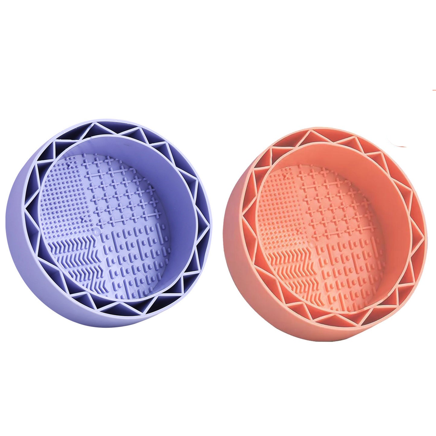 2Pcs Makeup Brush Cleaning Bowl