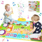 2 in 1 Animal Piano Drum Mat Music Touch Toys Music Mat With 6 Instrument Sounds