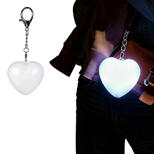 Touch Sensor LED Bag Hanging Light Heart Shape