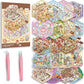 20 Sets DIY House Sticker Kit 3D Miniature Scene Stickers Cute Cartoon Scenes
