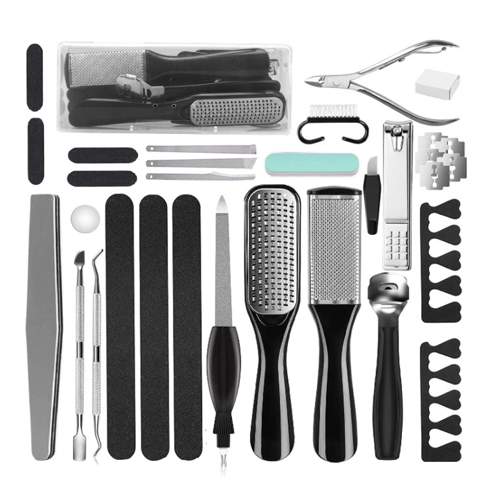 25 in 1 Pedicure Kit Pedicure Tools Foot Rasp Foot Dead Skin Remover