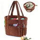 Corduroy Yarn Knitting Crochet Bag