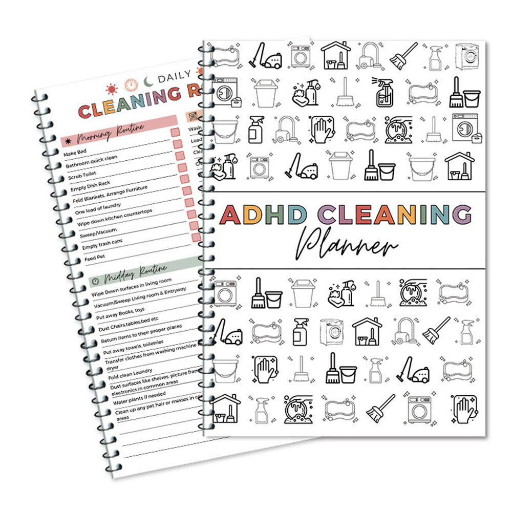 Cleaning Planner Cleaning Schedule and Checklist Organizer Notebook Editable