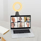 3 Colour Dimmable Rotatable 5 inch LED Ring Light Phone Holder Roundel Stand