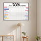 2026 Wall Calendar Annual Yearly Wall Planner Home Office School
