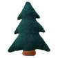 Christmas Tree Shaped Plush Pillow Soft Decorative Cushion for Holiday Home Decoration