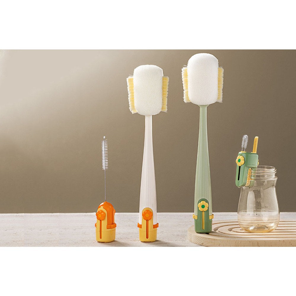 5-in-1 Multifunctional Cup Brush Water Bottle Cleaner for Thermos Mugs Bottles