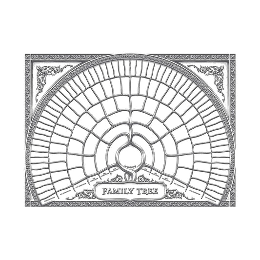 Fillable Family Tree Chart Genealogy Poster Ancestry Chart