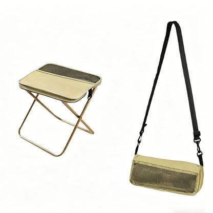 Portable Foldable Camping Backpack Chair Stool Convertible Bag and Stool