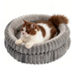 Donut Plush Pet Dog Cat Bed Fluffy Soft Warm Nest for Indoor Cats Small Dogs