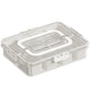 Divided Serving Tray with Lid and Handle Snack Box Container