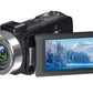 4K Video Camera Camcorder With 18x Digital Zoom And 32GB Card