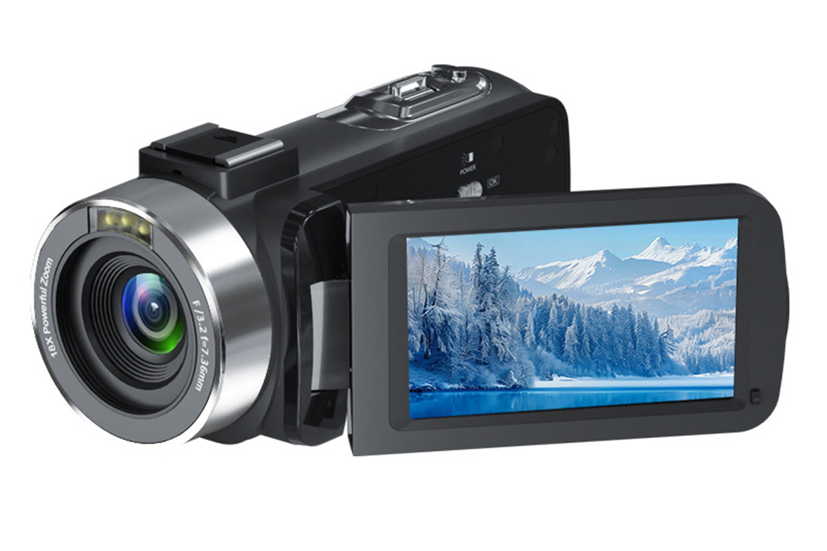 4K Video Camera Camcorder With 18x Digital Zoom And 32GB Card