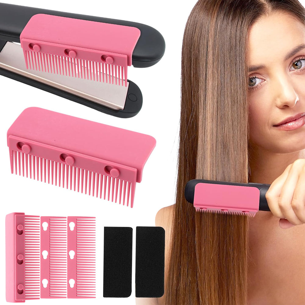 Flat Iron Combs Accessories Fit Hair Straightening