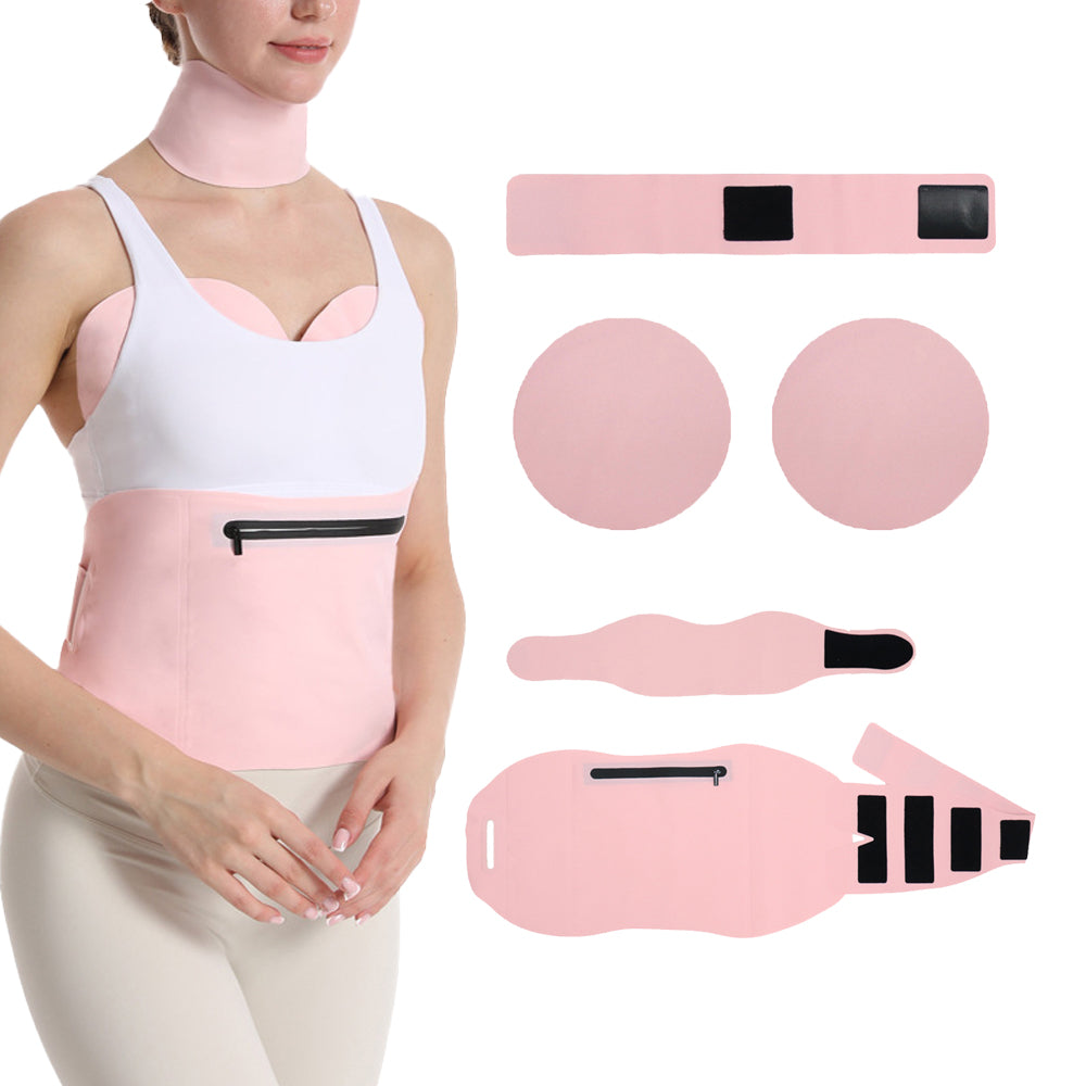 5Pcs Reusable Extension Strap for Waist Castor Oil Pack