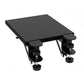 Clamp-On Engineered Wood Desktop Extender Tray with Foldable Armrest