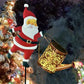 Solar Santa Claus Garden Stake Light Outdoor Christmas Yard Decoration