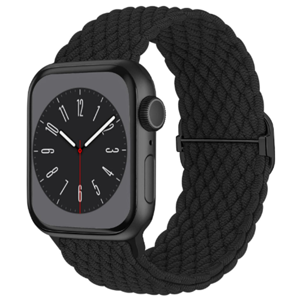 Adjustable Braided Loop Nylon Strap Compatible with Apple Watch 38/40/41/42 /44 /45 /49mm